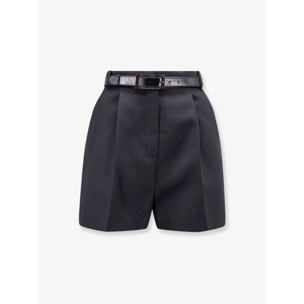 Elisabetta Franchi Women Virgin Wool Shorts With Belt